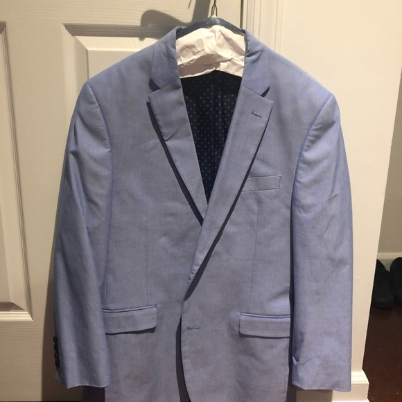 Light Blue Tommy Hilfiger blazer jacket - Picture 2 of 3